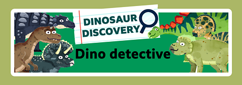 Dinosaur discovery activity sheet