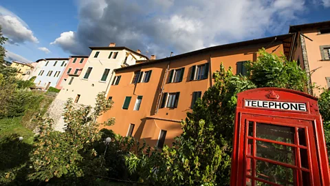 Alamy Connections to Scotland can be seen around town, including red telephone boxes (Credit: Alamy)