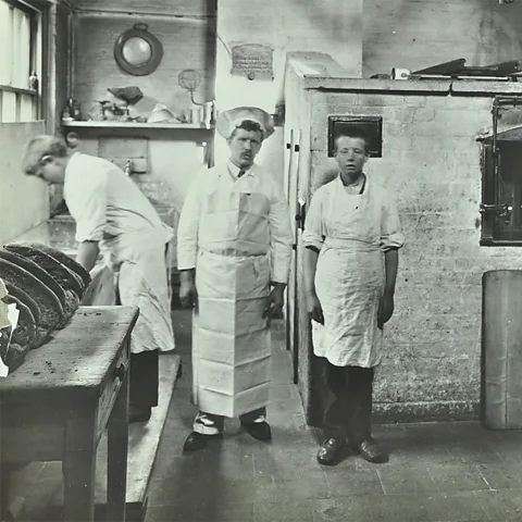 Getty Images Before the Chorleywood method was devised in the 1950s, baking bread was a much more laborious process (Credit: Getty Images)