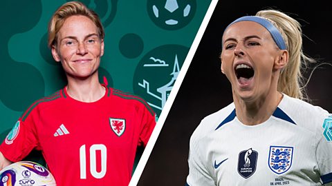 Jess Fishlock and Chloe Kelly.