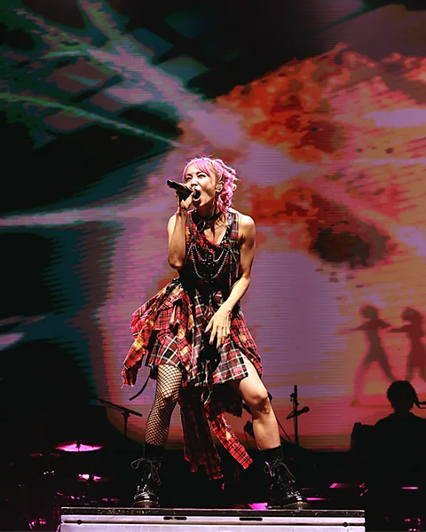 Getty Images Japanese singer-songwriter Lisa had a massive hit with Gurenge, which is the intro to anime series Demon Slayer (Credit: Getty Images)