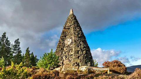 Alamy The Purchase Cairn was built in October 1852 to commemorate the purchase of the Balmoral estate from Clan Farquharson (Credit: Alamy)