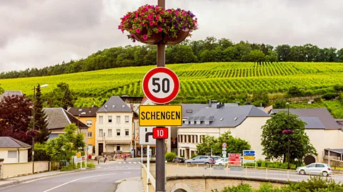 Alamy Forty years ago, the quiet Luxembourgish village of Schengen paved the way for passport-free European travel (Credit: Alamy)