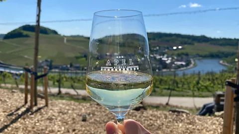 Emma Truscott Local wineries offer a glass of relief after sunny days on the trail (Credit: Emma Truscott)