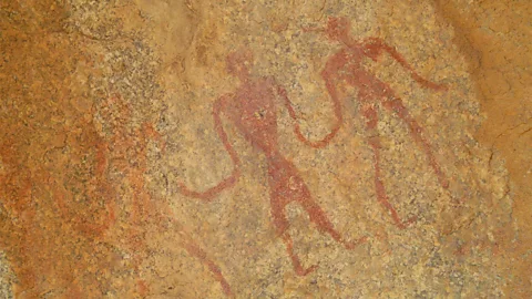 Creative Commons Hire Benkal's mysterious rock formations are dotted with millennia-old art (Credit: Creative Commons)