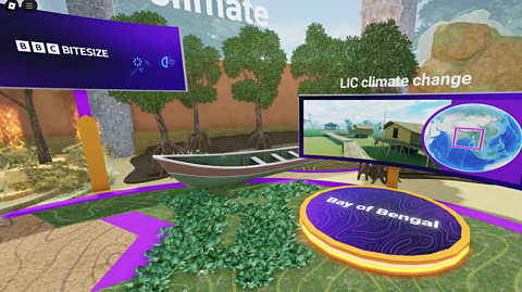 An image of the LIC Climate Change section of the hub area.