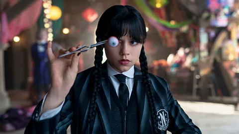 Jonathan Hession/ Netflix Jenna Ortega in Wednesday (Credit: Jonathan Hession/ Netflix)
