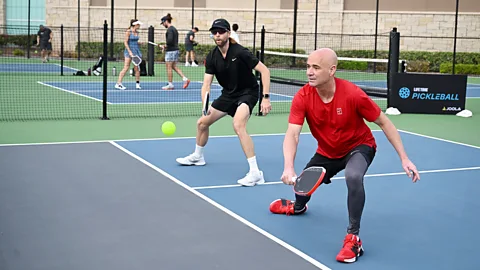 Getty Images Andre Agassi is part of a growing wave of celebrities embracing pickleball and padel (Credit: Getty Images)