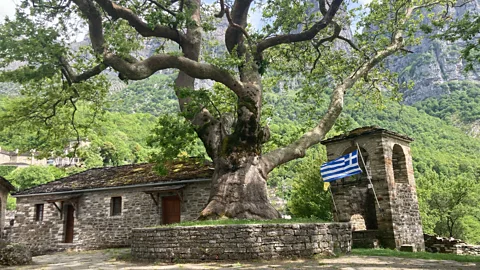 Βιτόρια Τραβέρσο Πολλά χωριά είναι συγκεντρωμένα γύρω από μια κεντρική πλατεία με έναν γιγάντιο πλάτανο στο κέντρο (Πίστωση: Vittoria Traverso)