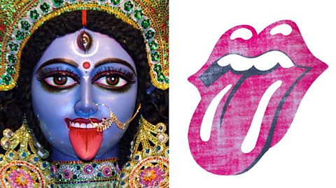 Rolling Stones' Hot Lips band logo inspired by Hindu goddess Kali