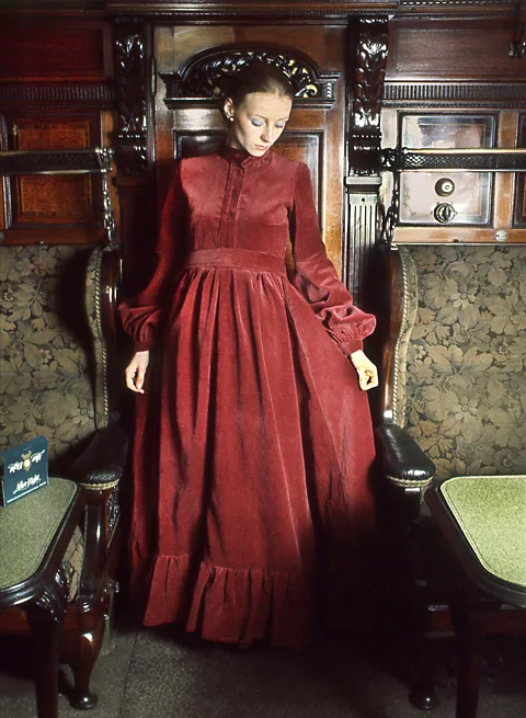 Alamy In the early 1970s Laura Ashley revived a 19th-Century aesthetic in fashion (Credit: Alamy)