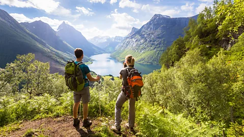 Alamy Norwegians have been using Kvikk Lunsj to power their outdoor adventures for generations (Credit: Alamy)