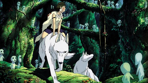 Alamy The Unesco-listed site is strewn with dense forests that are said to be the home of kodama, or "tree spirits", as seen in Princess Mononoke (Credit: Alamy)