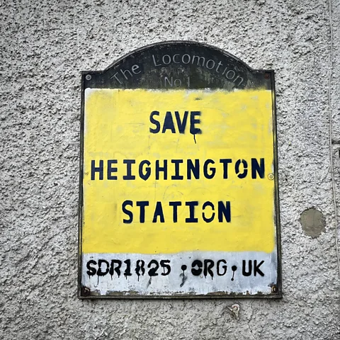 Mike MacEacheran Heighington Station, widely believed to be the world's first railway station, is on Historic England's "at risk" register (Credit: Mike MacEacheran)