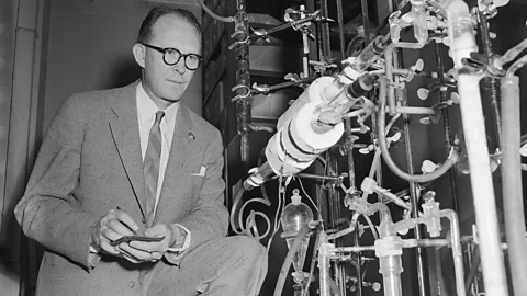 Getty Images Willard Libby created a carbon dating technique that can be used on material up to 50,000 years old (Credit: Getty Images)