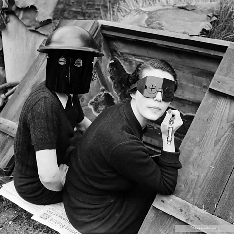 Lee Miller Archives, England 2025. All rights reserved. leemiller.co.uk Devonshire Hill,1941, portraying Blitz-era London, has a futuristic quality (Credit: Lee Miller Archives, England 2025. All rights reserved. leemiller.co.uk)