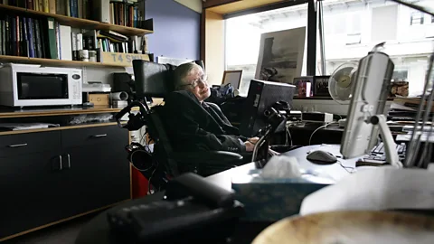 Getty Images Stephen Hawking's decades-long use of personal computers means there is a considerable amount of digital material belonging to him (Credit: Getty Images)