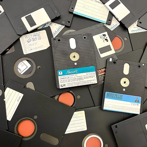 Cambridge University Library Floppy disks came in a range of shapes and sizes over the years, creating a challenge to archivists hoping to access the rarer types (Credit: Cambridge University Library)