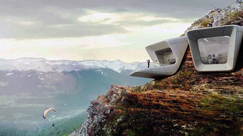Messner Mountain Museums Zaha Hadid's spectacular Messner Mountain Museum Corones is perched on a natural balcony at 2,275m (Credit: Messner Mountain Museums)