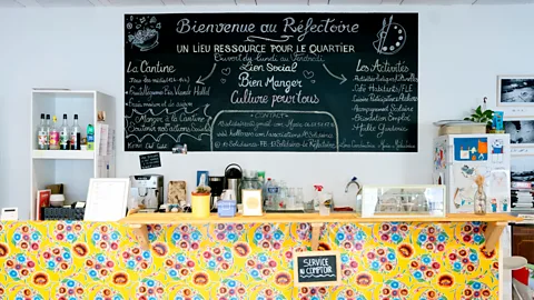 Caroline Dutrey Part of the city's growing restaurants solidaires movement, Le Réfectoire offers high-quality and affordable meals (Credit: Caroline Dutrey)