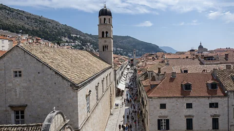 Getty Images Stradun, Dubrovnik Old Town's main thoroughfare, served as a filming location for scenes depicting King's Landing in Game of Thrones (Credit: Getty Images)