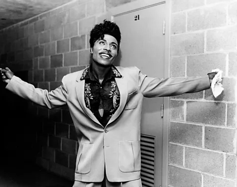 Alamy Little Richard with his arms outstretched (Credit: Alamy)
