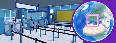 Image of airport security