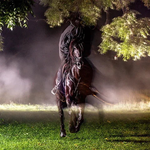 Historic Hudson Valley The Headless Horseman is a favourite character at Sleepy Hollow's many immersive events (Credit: Historic Hudson Valley)