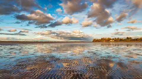 Solway coast on a cloudy day