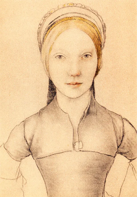 Alamy It has been speculated, though not confirmed, that this sketch by Hans Holbein the Younger depicts a young Jane Boleyn – she was executed by beheading in 1542 (Credit: Alamy)