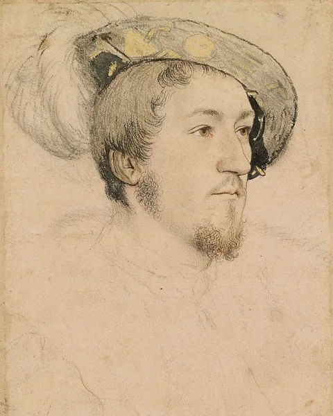 Alamy Jane was married to George Boleyn – thought to be portrayed in this sketch – he was wrongly accused of committing incest with his sister Queen Anne Boleyn (Credit: Alamy)