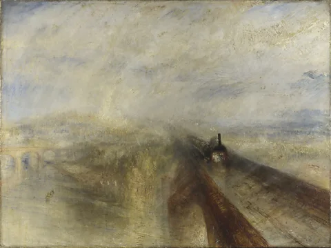 The National Gallery, London JMW Turner's Rain, Steam, and Speed (1844) set forth an innovative new way of depicting light, depth, smoke, steam and motion in oil paint (Credit: The National Gallery, London)