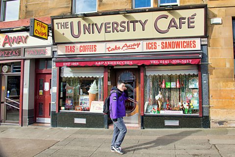 The University Café, Glasgow.