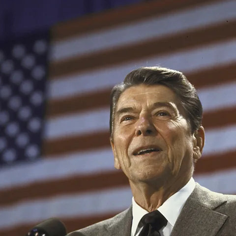 Getty Images President Ronald Reagan talked of a "crusade" against crime (Credit: Getty Images)