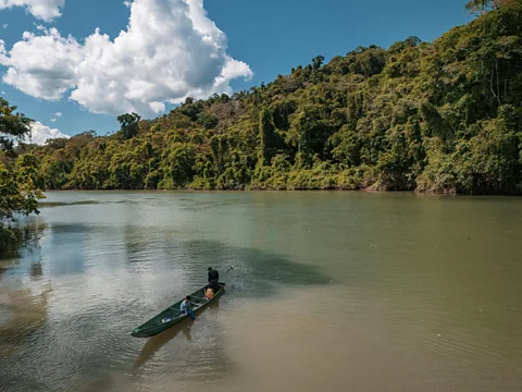 Karen Toro The Santiago River in Ecuadorian Amazon region was largely unstudied because it was so remote and dangerous (Credit: Karen Toro)