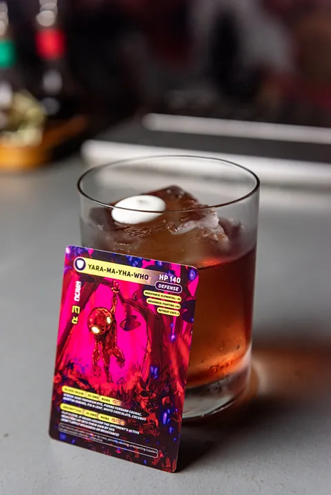 Star Chef At the Asian-inspired Bar Kaiju, the monster playing card menu is just as inventive as the cocktails (Credit: Star Chef)