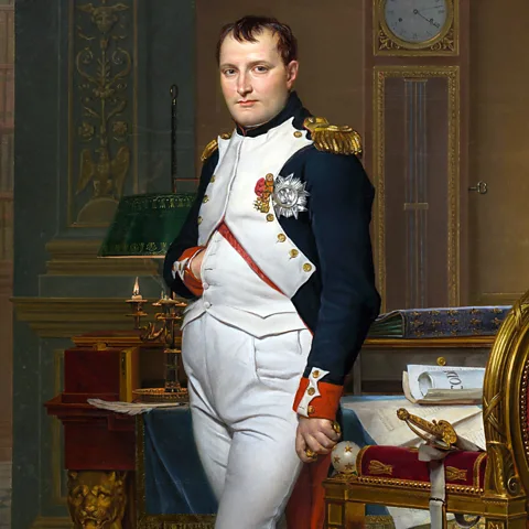 Getty Images Napoleon is thought to have been left-handed, which may have given him a military advantage (Credit: Getty Images)