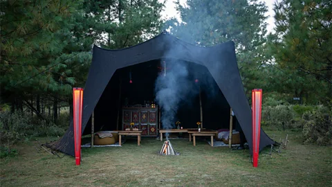 Kelzang Dorjee Sangwa Camp is a roving luxury resort that helps rural communities maintain their culture (Credit: Kelzang Dorjee)
