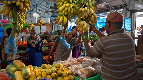 Alamy Now tourism is no longer confined to high-end resorts, travellers can explore local markets and try everyday Maldivian foods (Credit: Alamy)