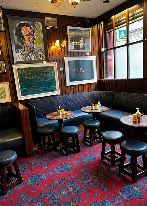 Eoin Kennedy Grogan's Castle Lounge is a cosy haven for tired shoppers and local artists alike (Credit: Eoin Kennedy)