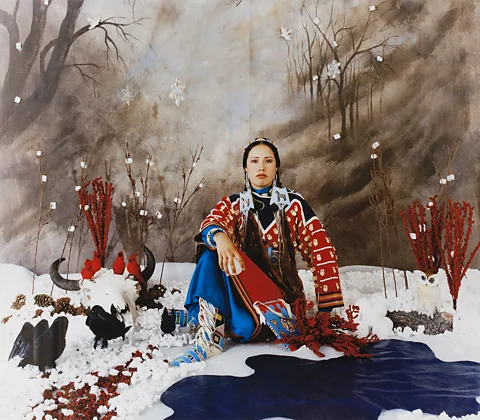 Wendy Red Star Winter by Wendy Red Star, part of the Winter Count: Embracing the Cold at the National Gallery of Canada (Credit: Wendy Red Star)