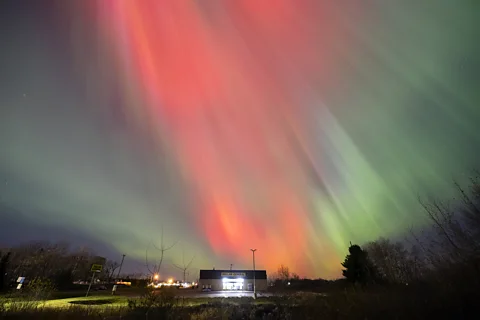 Getty Images A solar flare on 11 November led to a spectacular aurora display in many parts of the world (Credit: Getty Images)