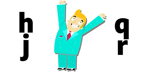 Burt Bessington with a h, j, q and r