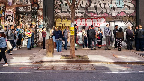 Alamy FOMO drives people to wait for hours for a taste of whatever the internet has decided is unmissable (Credit: Alamy)