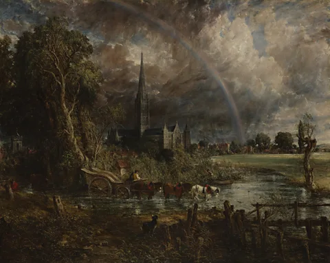 Tate John Constable, Salisbury Cathedral from the Meadows, exhibited 1831 (Credit: Tate)