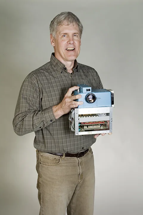 Getty Images After inventing the camera in 1975, Sasson spent the rest of his Kodak career working on digital devices (Credit: Getty Images)
