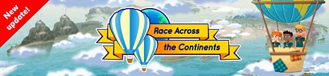 Race Across the Continents game - new update!