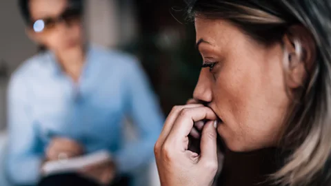 Getty Images Women who experienced sex discrimination had poorer mental health outcomes four years later (Credit: Getty Images)