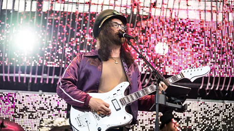 Getty Images Sean Ono Lennon is a guitarist, singer and songwriter, and runs a music label, Chimera Music, producing for artists including Lana Del Rey and Lady Gaga (Credit: Getty Images)