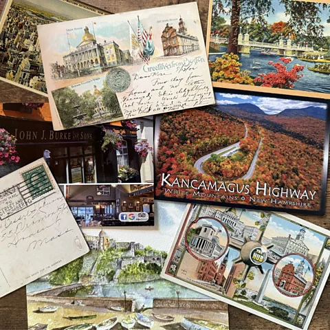 Asia London Palomba Collage of vintage postcards (Credit: Asia London Palomba)